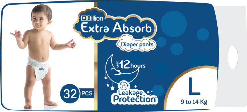Billion extra absorb diaper pants 2025