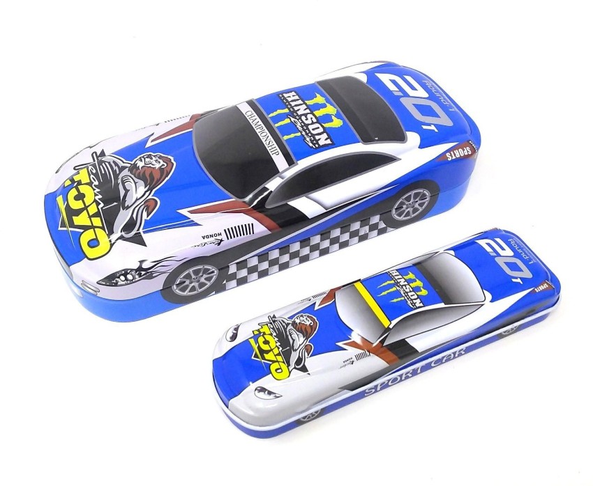  poksi RACING CAR pencil box for boys