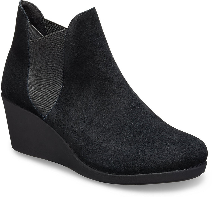 Crocs store wedge boots