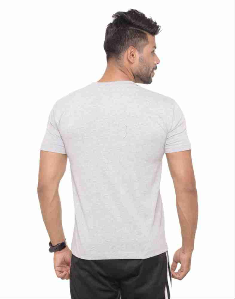 Shape X Graphic Print Men Round Neck Grey T-Shirt - Buy Shape X Graphic  Print Men Round Neck Grey T-Shirt Online at Best Prices in India
