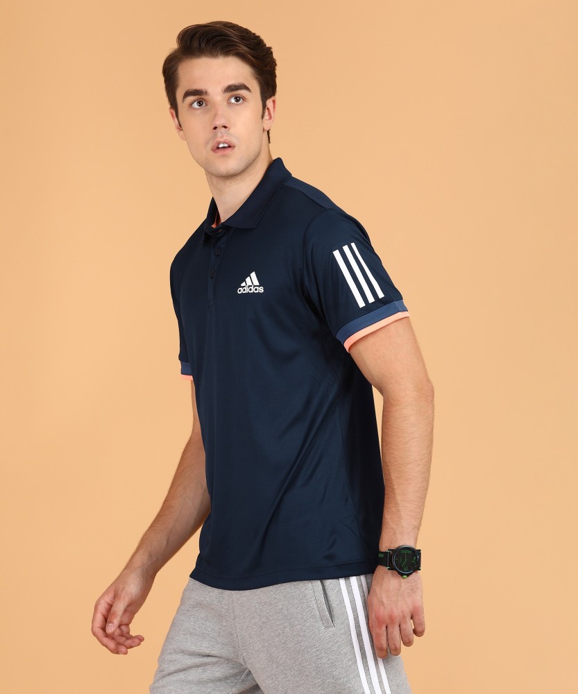 Adidas Men's Polo Shirt - Navy - L