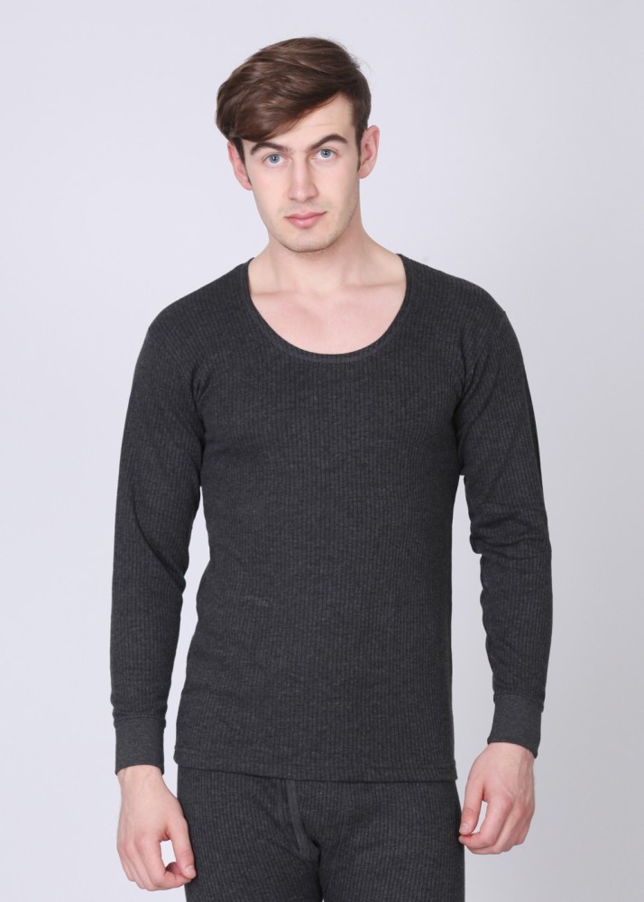 Buy ZEFFIT Men Cotton Winter Inner Wear Round Neck Full sleeves Thermal Top  Charcoal Online In India At Discounted Prices