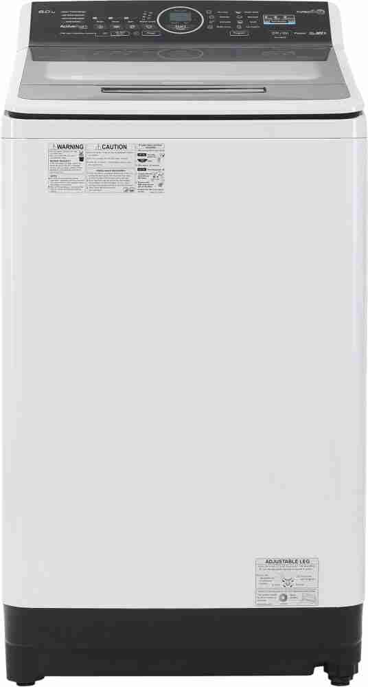 Panasonic 8 kg Fully Automatic Top Load Washing Machine White 