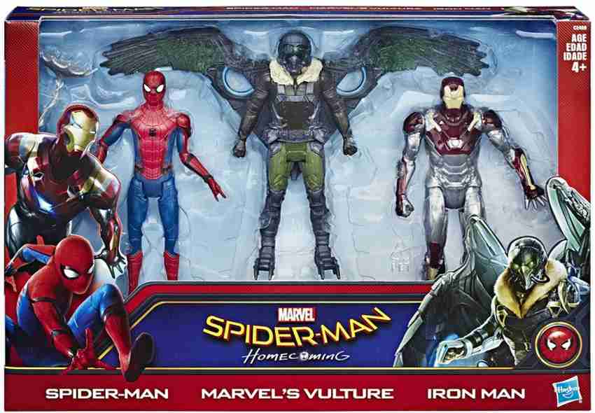 Spider man homecoming iron man action figure on sale