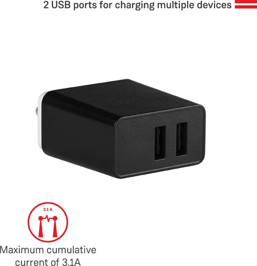 Chargeur 2 USB 5V 3A pour Téléphone mobile ALL WHAT OFFICE NEEDS