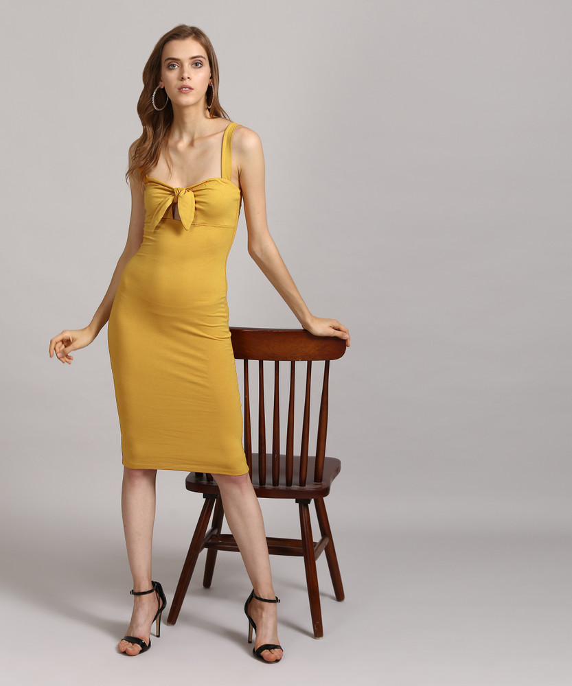 Forever new mustard dress cheap