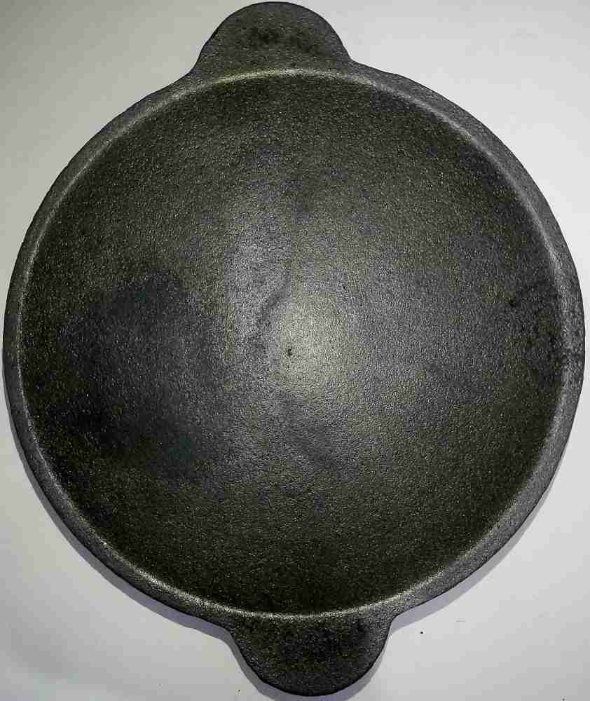 The Indus Valley Pre-Seasoned Cast Iron Appam Pan - (7.8 inch,1.4