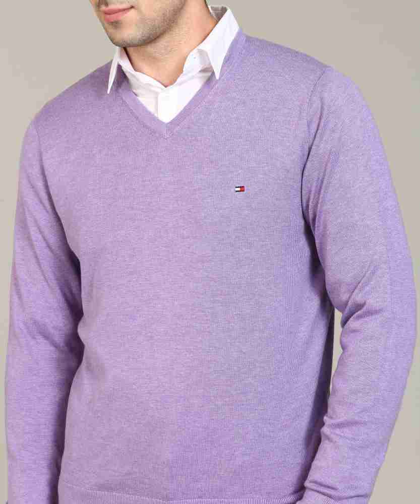 Tommy hilfiger outlet purple sweater