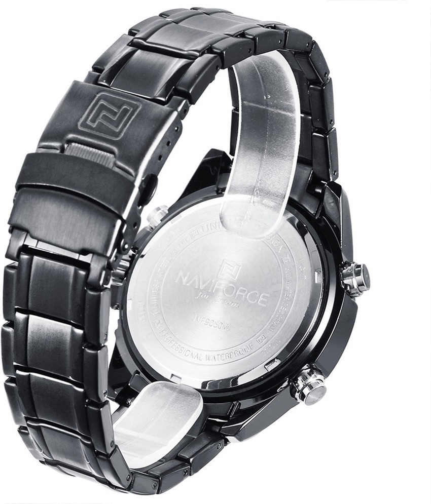 NAVIFORCE Analog Digital Watch For Men Buy NAVIFORCE Analog Digital Watch For Men Charming Black Red Luxury NF9050 Online at Best Prices in India Flipkart