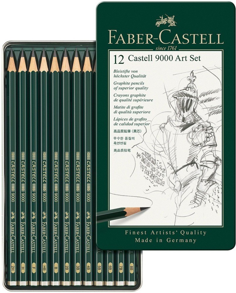 Faber Castell 9000 Graphite Pencil Art Set of 12