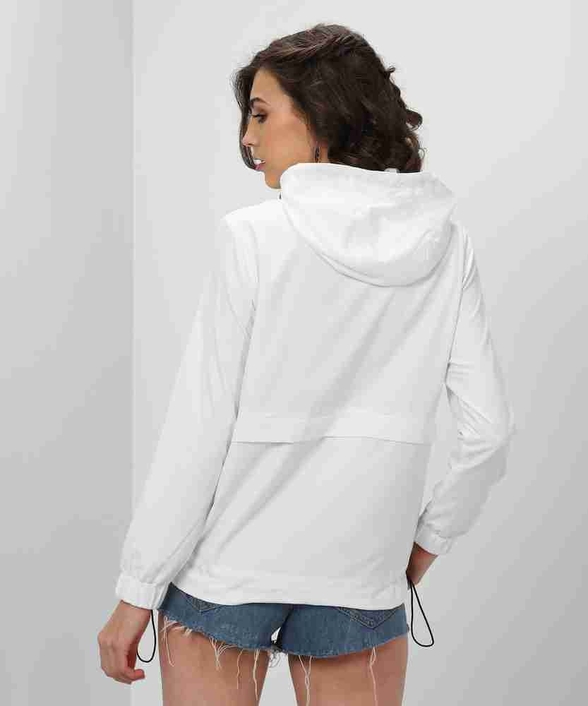 FOREVER 21 Full Sleeve Solid Women Jacket Buy WHITE FOREVER 21