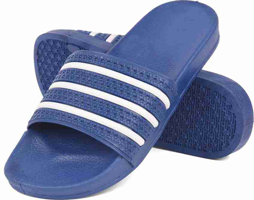 Blue and discount white striped sandals