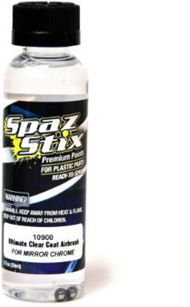 Spaz Stix Ultimate Clear Coat for Mirror Chrome Airbrush Paint SZX10900  10900 - Rotor Ron