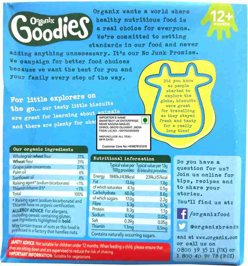Organix goodies biscuits on sale