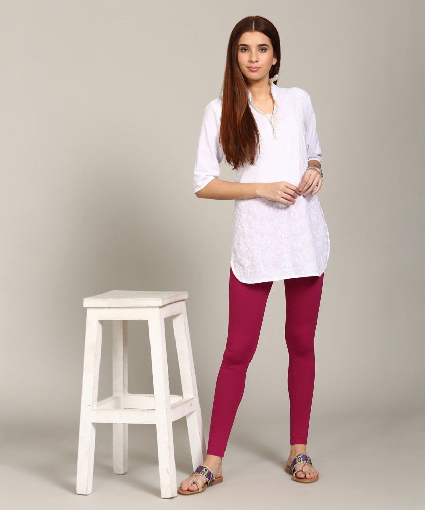 Buy Pink Churidars & Leggings for Women by Global Desi Online