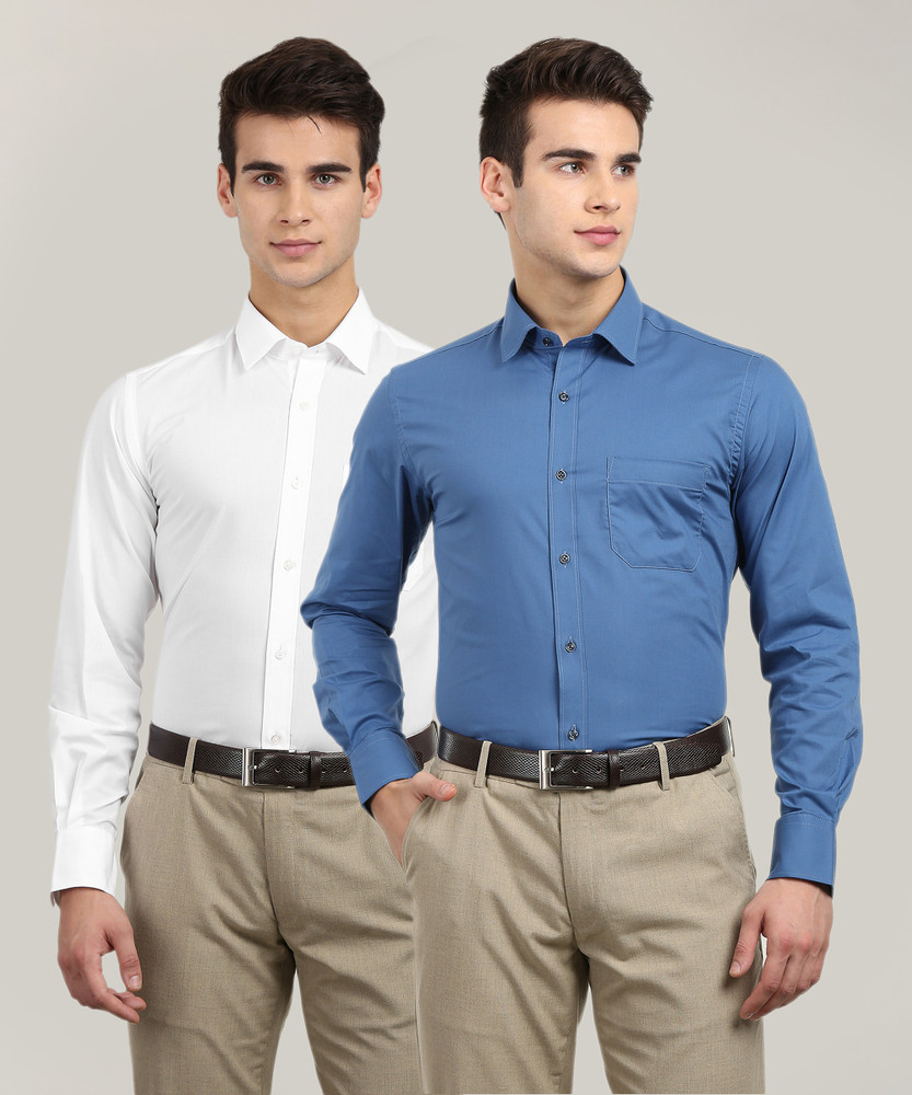 PETER ENGLAND Men Solid Formal White Blue Shirt Buy PETER ENGLAND Men Solid Formal White Blue Shirt Online at Best Prices in India Flipkart