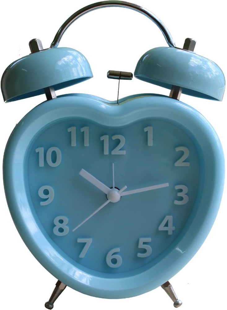 Heart Shape Bell Alarm Clock