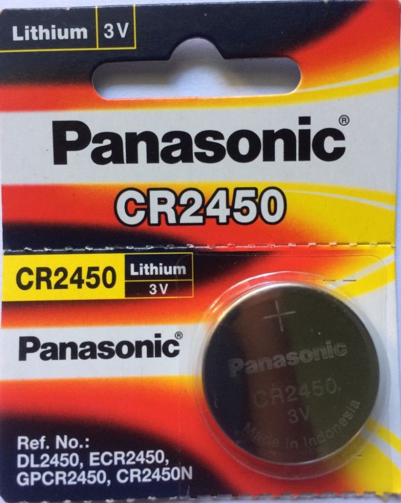 Panasonic Original CR 2450 Battery - Panasonic 