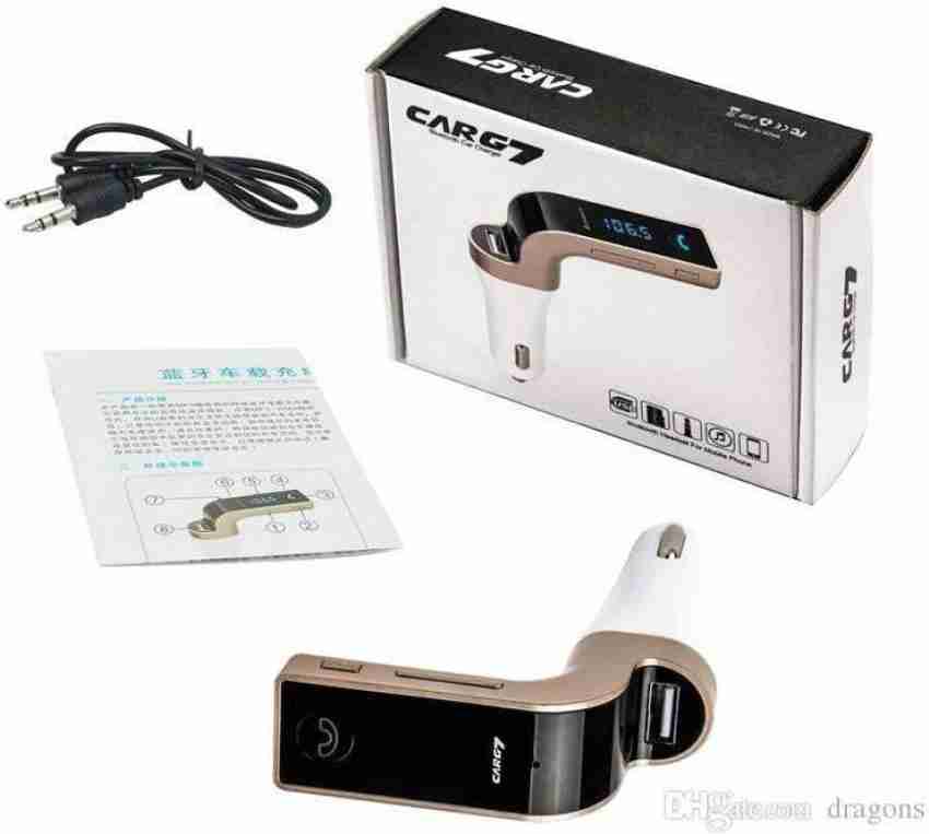 CARG7 Car Bluetooth Device with Car Charger, Transmitter, MP3