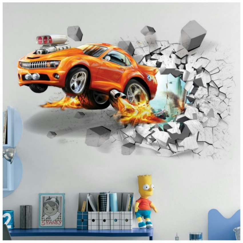 3d decals cheap for cars