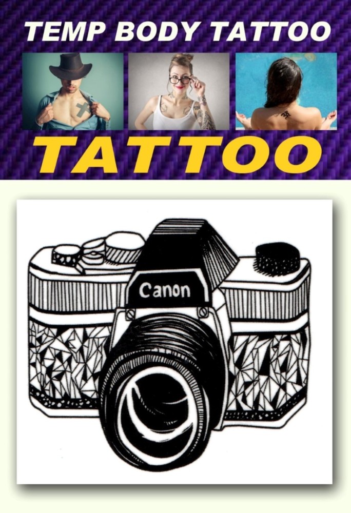 Camera lens with a color wheel as its aperture  Camera tattoos Aperture  tattoo Tattoo photography