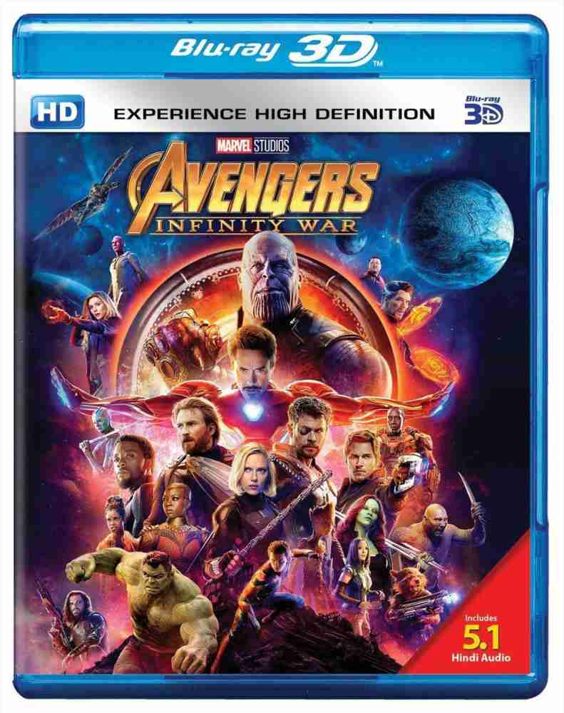 Avengers Infinity War 3D BD Price in India Buy Avengers