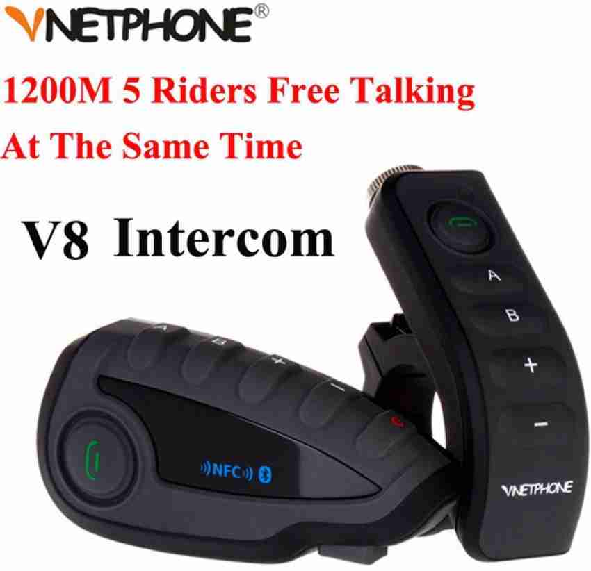 Vnetphone V8 Bluetooth Intercom with Remote Controller Smart