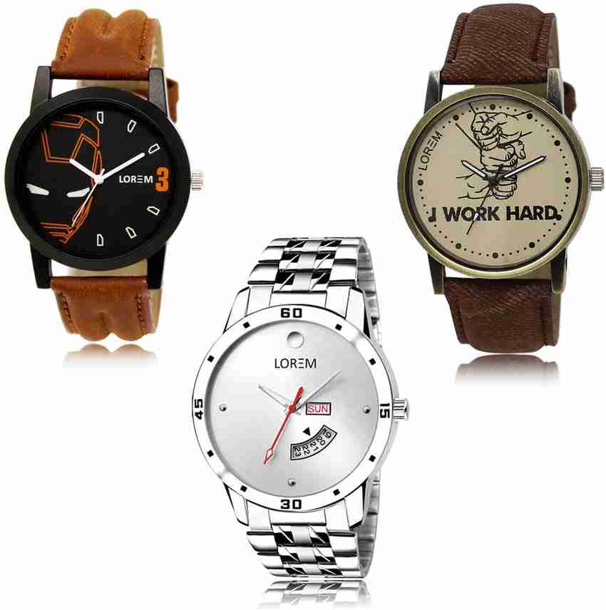 LOREM Analog Watch For Men Buy LOREM Analog Watch For Men LR 04 29 103 Online at Best Prices in India Flipkart