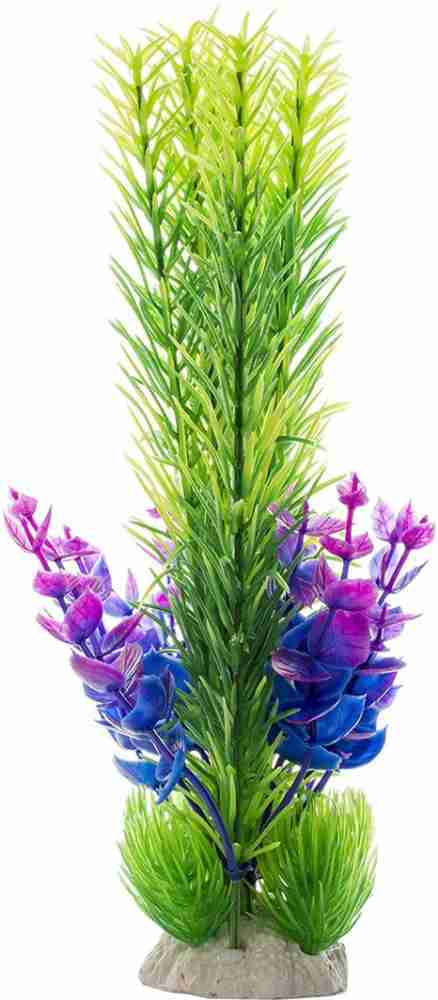 VAYINATO Fish Tank Decorative Artificial 4 inch Plants & Plastic