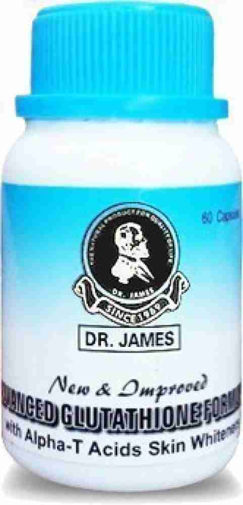 DR James Glutathione skin whitening pills Made In USA Price in