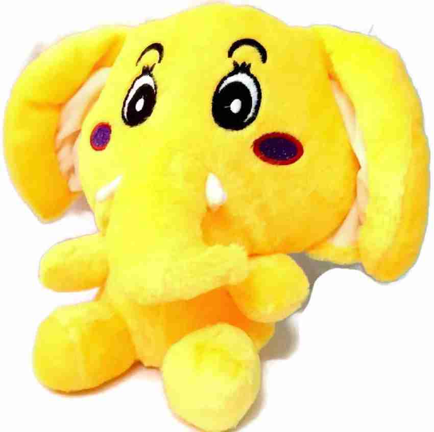 Yellow stuffed elephant top