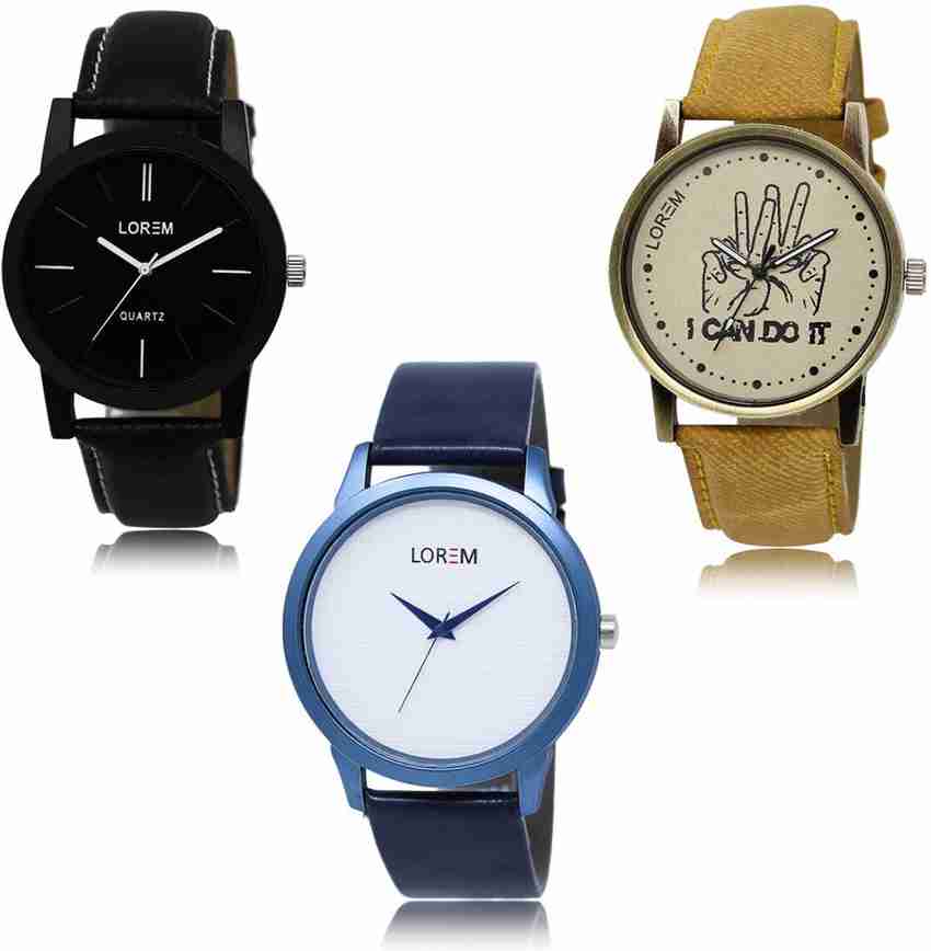 LOREM Analog Watch For Men Buy LOREM Analog Watch For Men LR 05 30 33 Online at Best Prices in India Flipkart