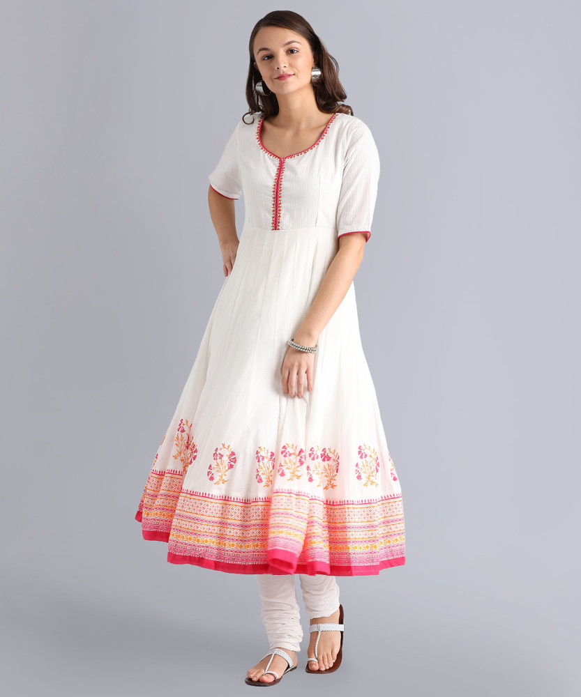 Flipkart online white churidar