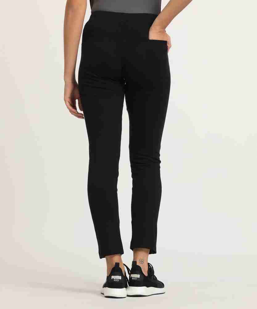 Macrowoman W-Series Solid Women Black Track Pants