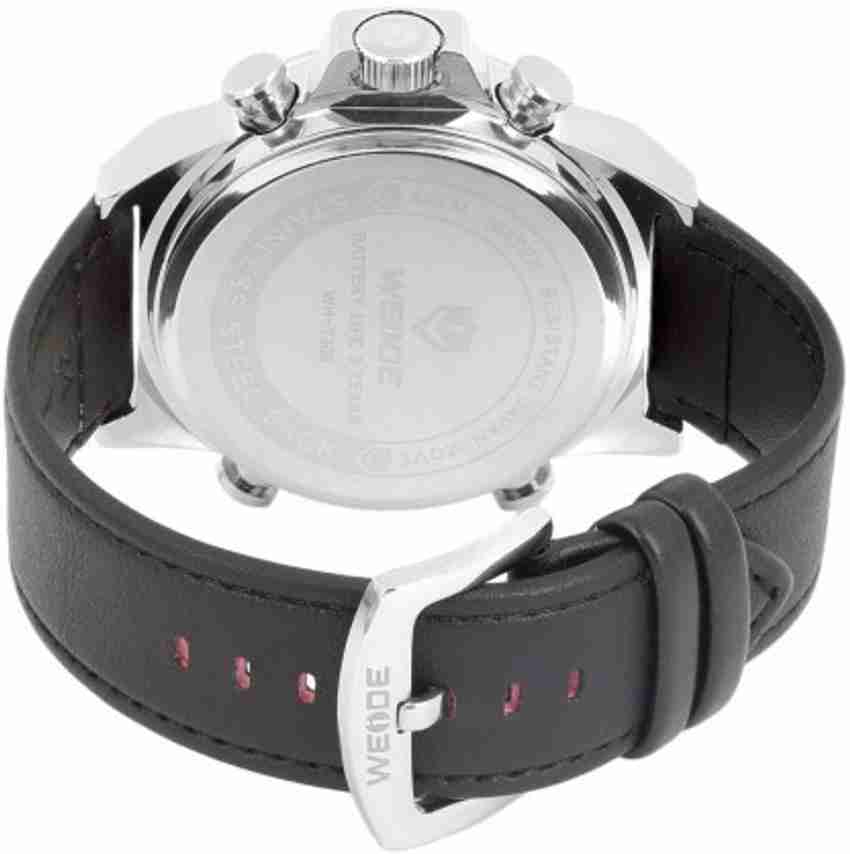 WEIDE LCD Digital Movement Quartz Analog Digital Watch For Men