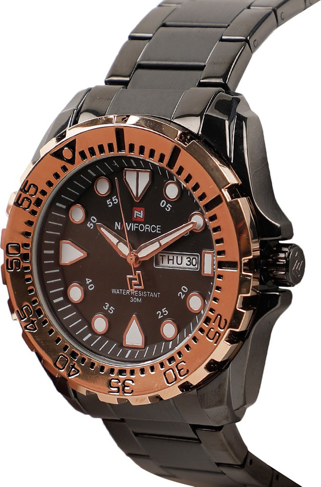 NAVIFORCE Analog Watch For Men Buy NAVIFORCE Analog Watch For Men NF9105BRGB Online at Best Prices in India Flipkart