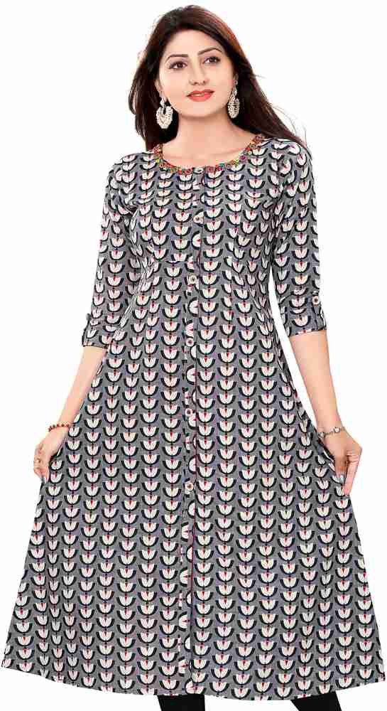 PLUS SIZE KURTIS Women Printed Anarkali Kurta Buy PLUS SIZE