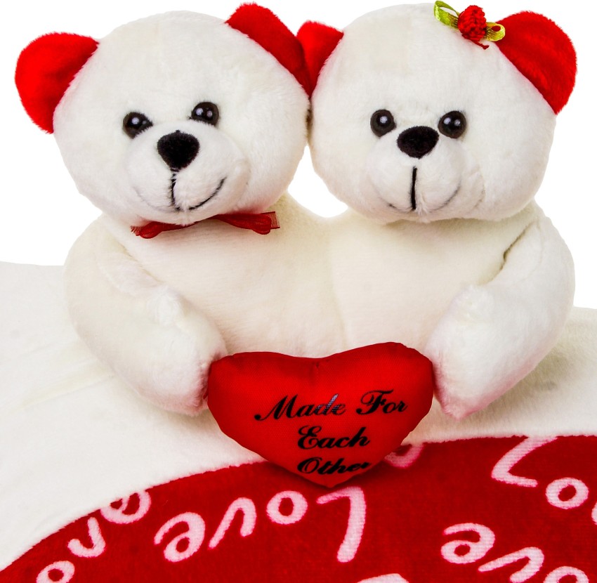 Sanvidecors teddy bear for pink hart - 24.7 cm - teddy bear for pink hart .  Buy teddy bear toys in India. shop for Sanvidecors products in India.