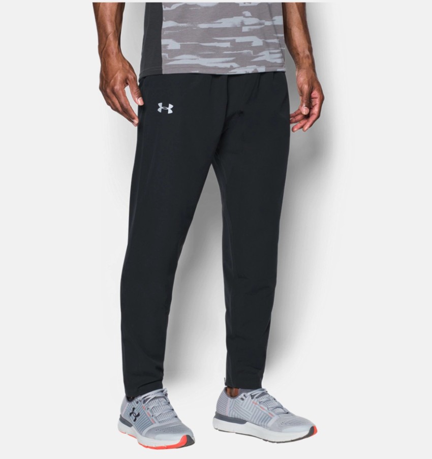 UNDER ARMOUR Solid Men Black Track Pants - Buy UNDER ARMOUR Solid Men Black  Track Pants Online at Best Prices in India