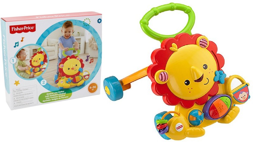 Trotteur fisher price clearance lion