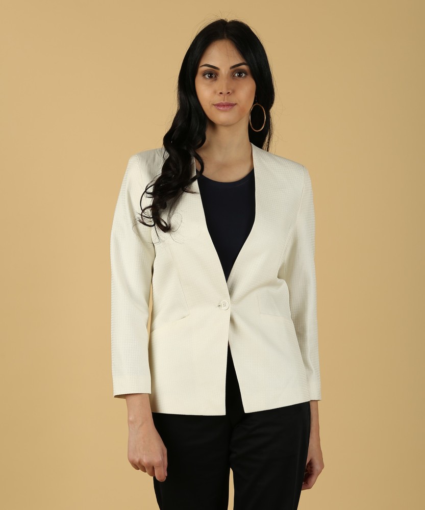 White blazer flipkart sale