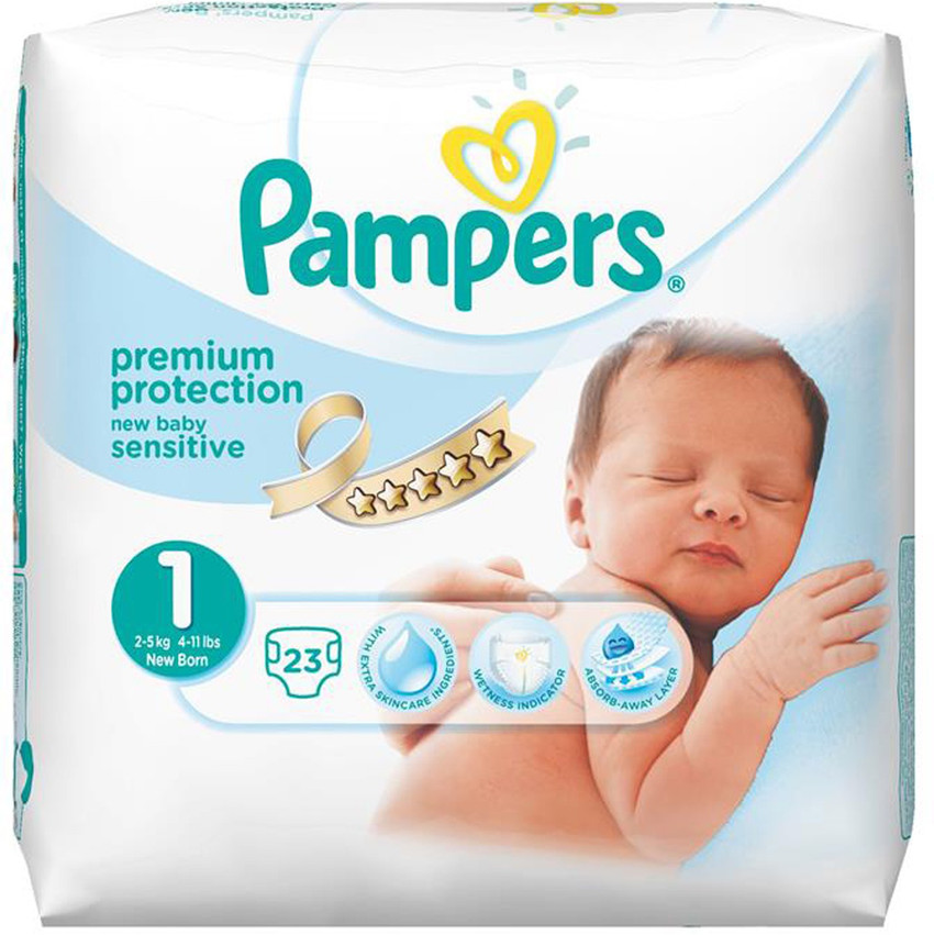 Pampers hotsell 1 sensitive