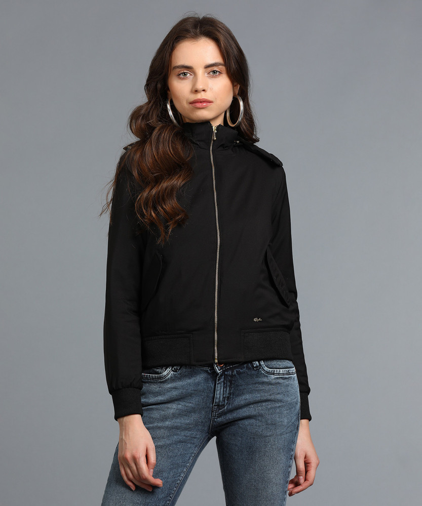 Spykar Full Sleeve Solid Women Jacket - Buy Spykar Full Sleeve