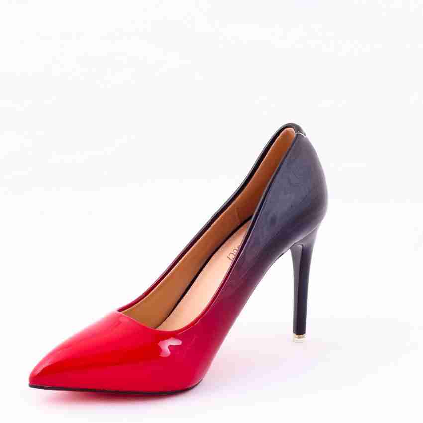 Red and black sale ombre heels