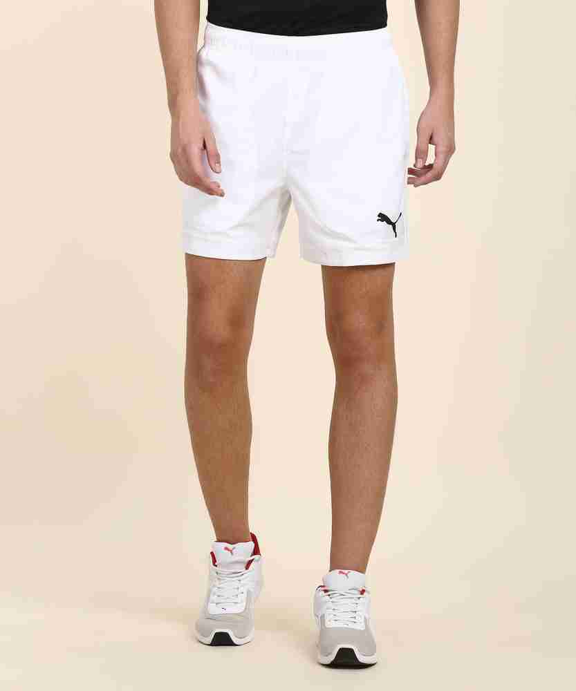Buy PUMA Solid Men White Sports Shorts Online at Best Prices in