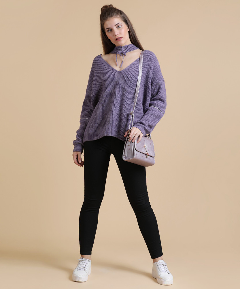 Lavender sweater forever 21 top