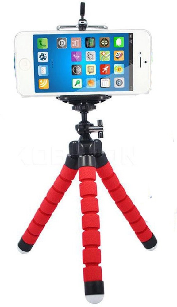 Ubeesize Flexible Mini Phone Tripod, Portable and Adjustable Camera Stand  Holder with Wireless Remote and Universal Clip, Compatible with Cellphones
