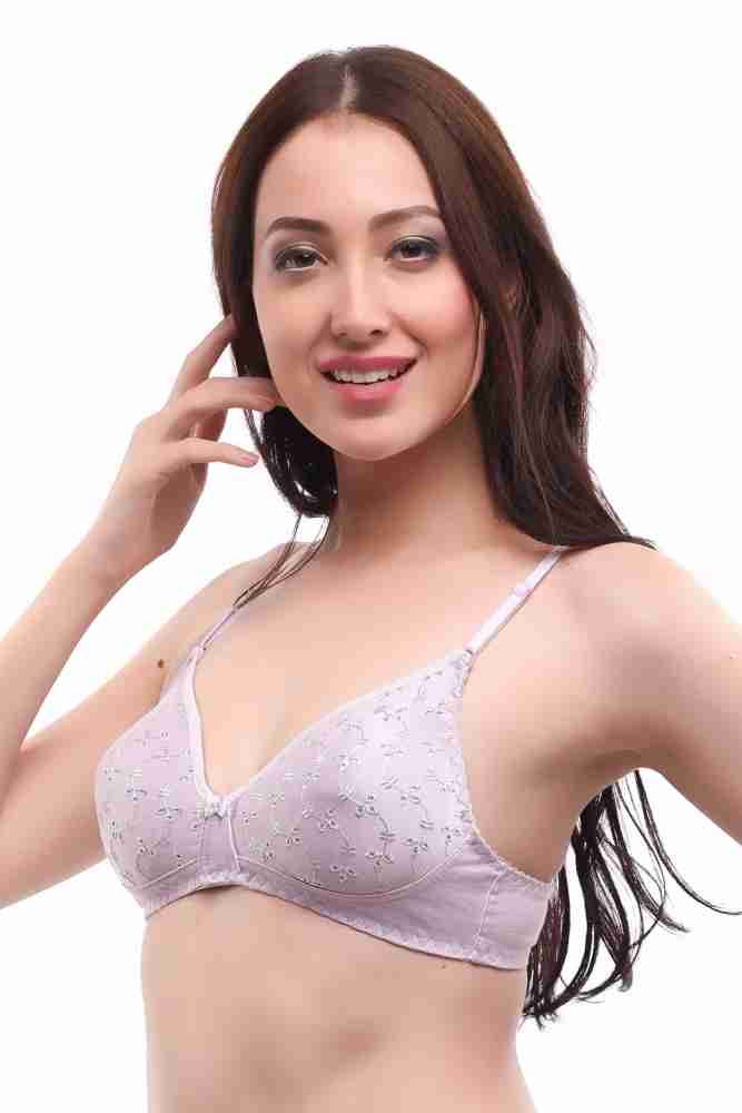 Daisy Dee Cotton Full Coverage Daytimers Fairy Non Padded Casual Wear Bra ( 38B, White ) in Hyderabad at best price by Women's World - Justdial