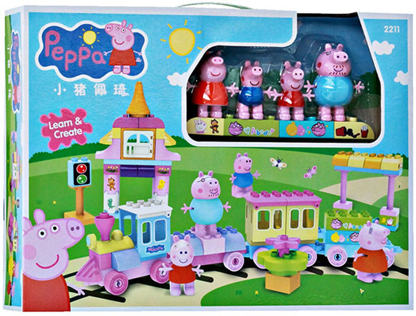 Peppa pig lego on sale train
