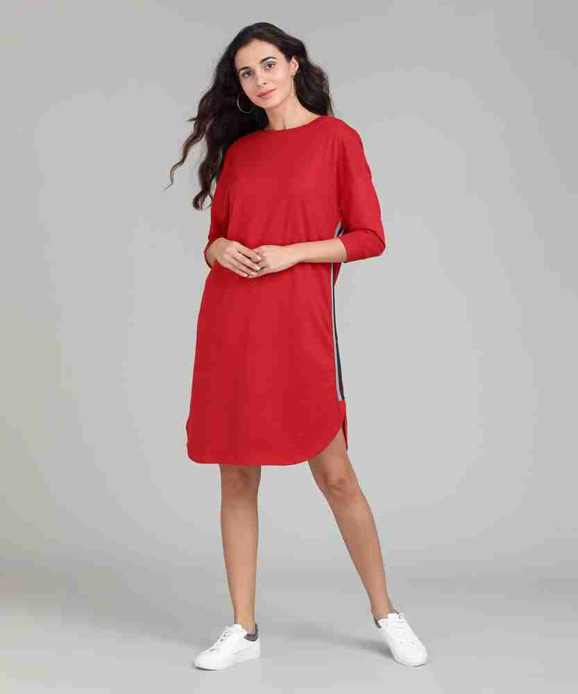 Benetton red deals dress